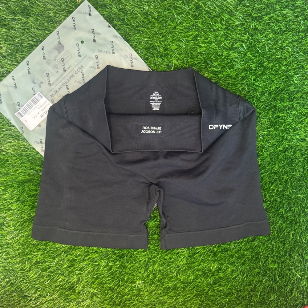 Dfyne impact shorts 4.5" midnight black large - Picture 3 of 5